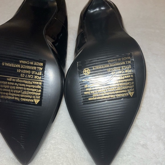Black Patent Stiletto Heel 5.5 - Picture 6 of 8